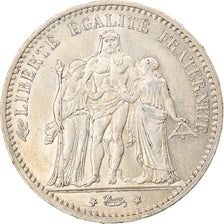 Moneta, Francia, Hercule, 5 Francs, 1874, Paris, BB+, Argento, KM:820.1