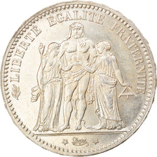 Moneta, Francja, Hercule, 5 Francs, 1874, Paris, AU(55-58), Srebro, KM:820.1