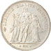 Moeda, França, Hercule, 5 Francs, 1876, Paris, AU(50-53), Prata, KM:820.1