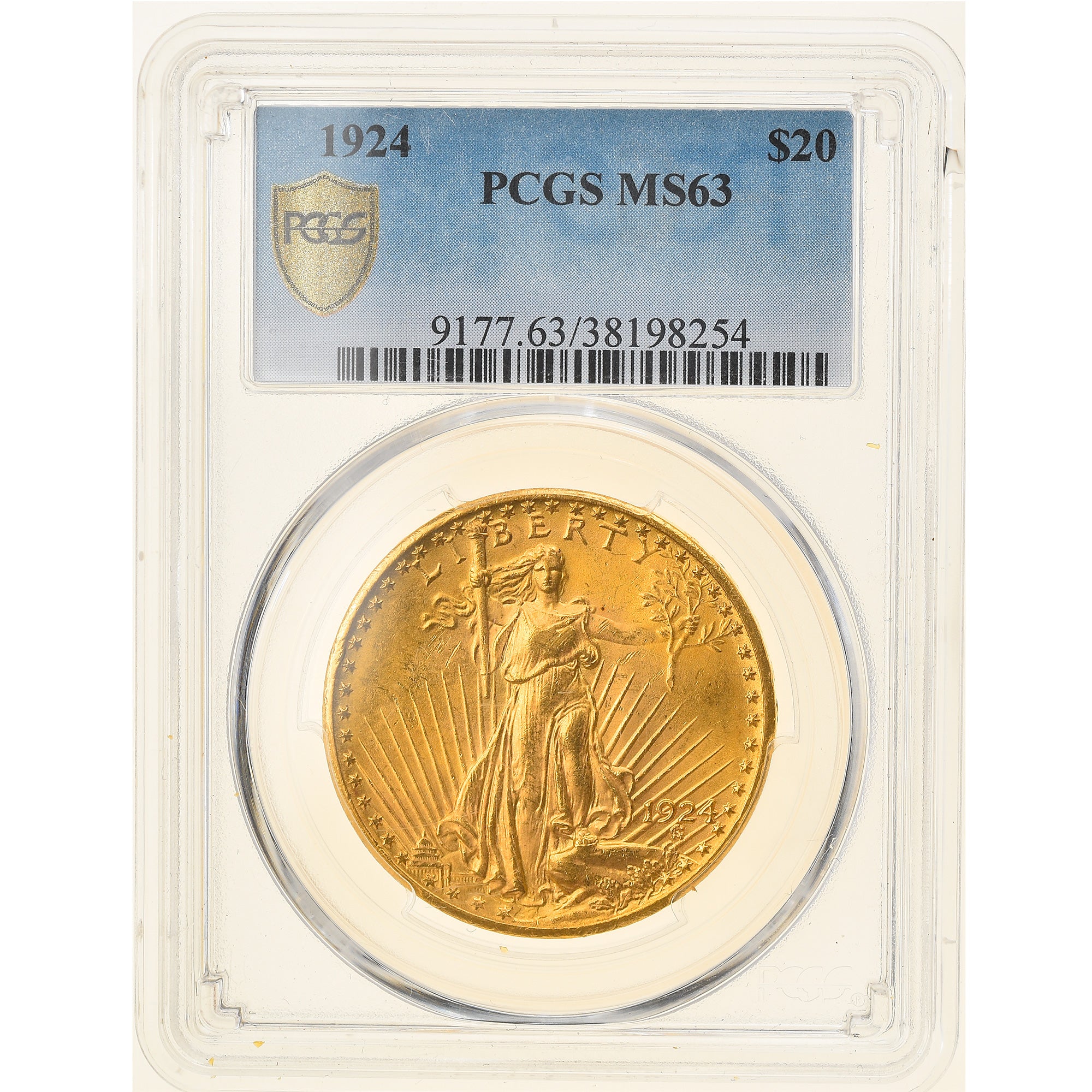 Moeda, Estados Unidos da América, Saint-Gaudens, $20, Double Eagle, 1924, U.S.