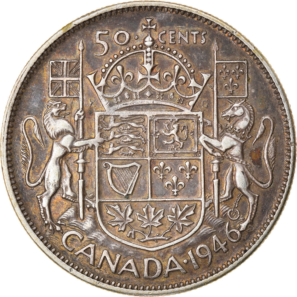 Münze, Kanada, George VI, 50 Cents, 1946, Royal Canadian Mint, Ottawa, SS