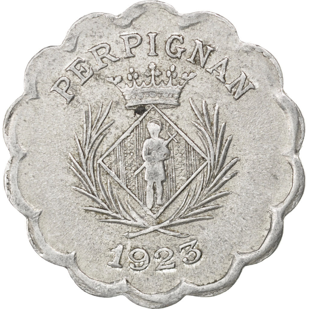 France, 25 Centimes, 1923, EF(40-45), Aluminium, Elie #10.17, 1.08