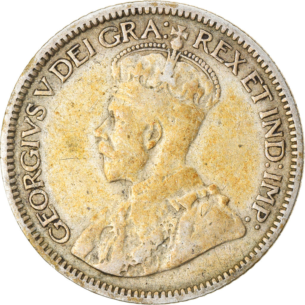 Moneta, Canada, George V, 10 Cents, 1932, Royal Canadian Mint, Ottawa, MB+