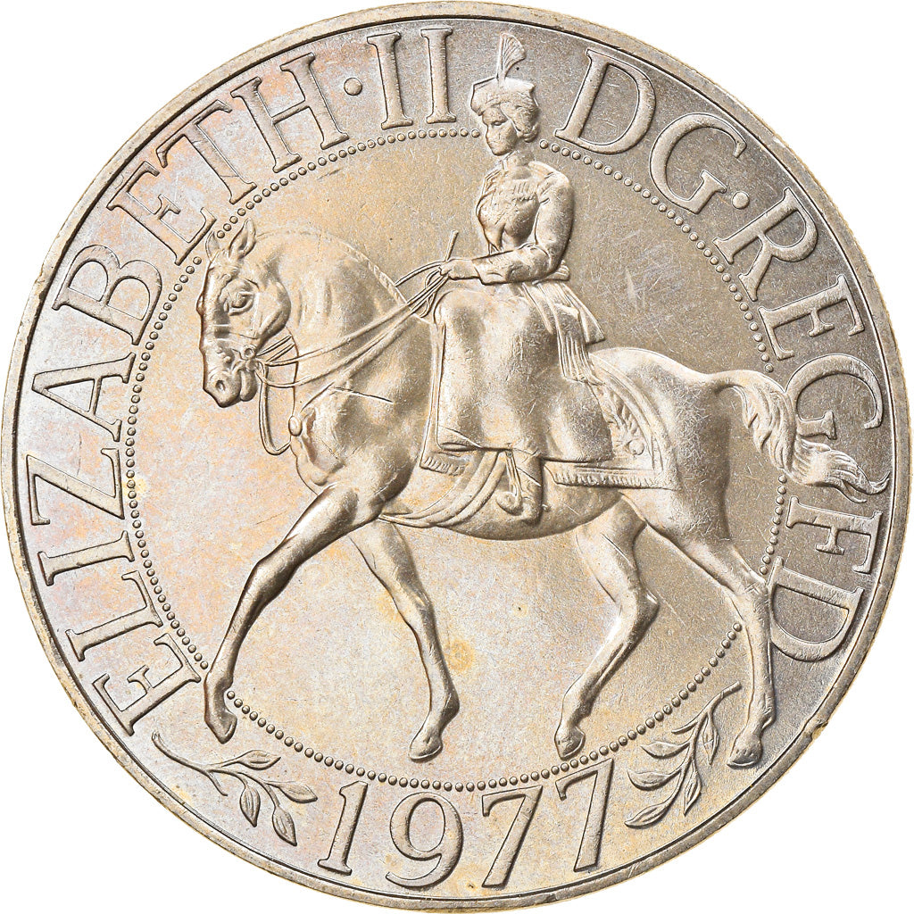 Münze, Großbritannien, Elizabeth II, 25 New Pence, 1977, UNZ, Copper-nickel