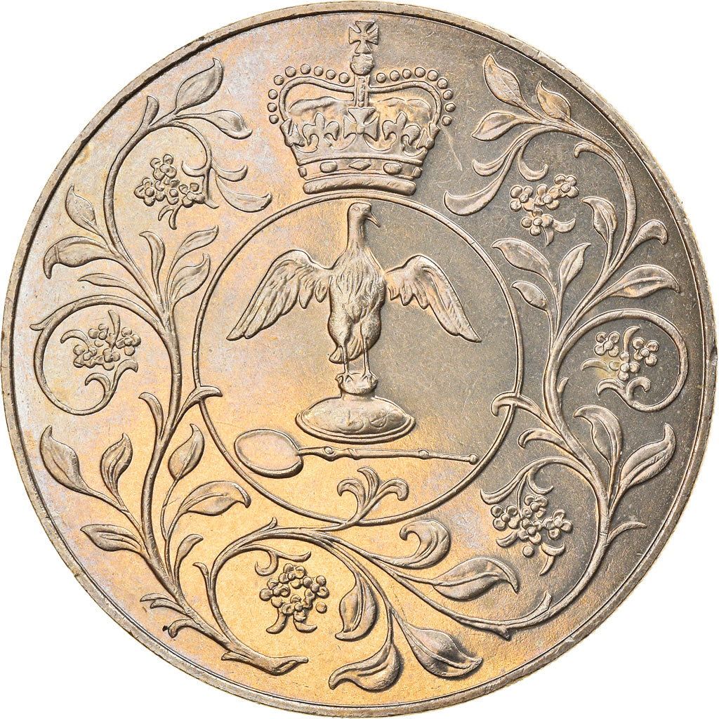 Münze, Großbritannien, Elizabeth II, 25 New Pence, 1977, UNZ, Copper-nickel
