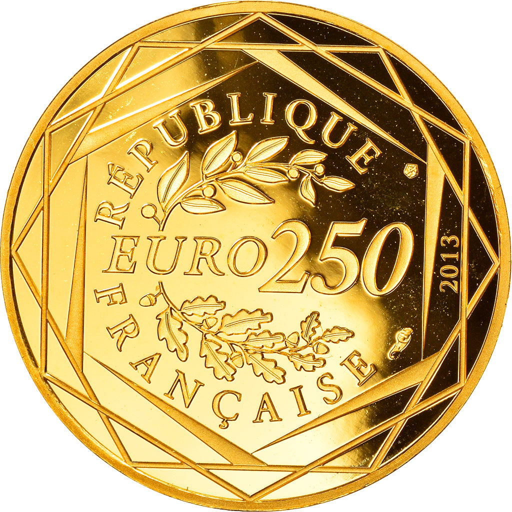 Frankreich, 250 Euro, Paix, 2013, STGL, Gold