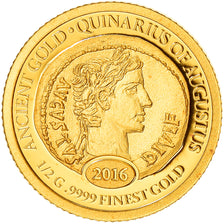 Münze, Cookinseln, Elizabeth II, ancient gold quinarius of Augustus, 5 Dollars