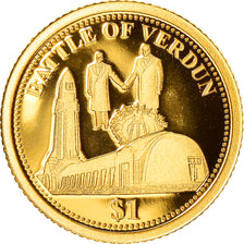 Münze, Salomonen, Elizabeth II, Battle of Verdun, Dollar, 2016, STGL, Gold
