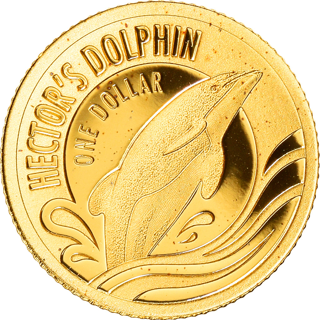 Monnaie, Nouvelle-Zélande, Elizabeth II, Hector's dolphin, Dollar, 2016, FDC