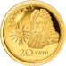 Münze, Vanuatu, Louis XIV, 20 Vatu, 2015, British Royal Mint, STGL, Gold
