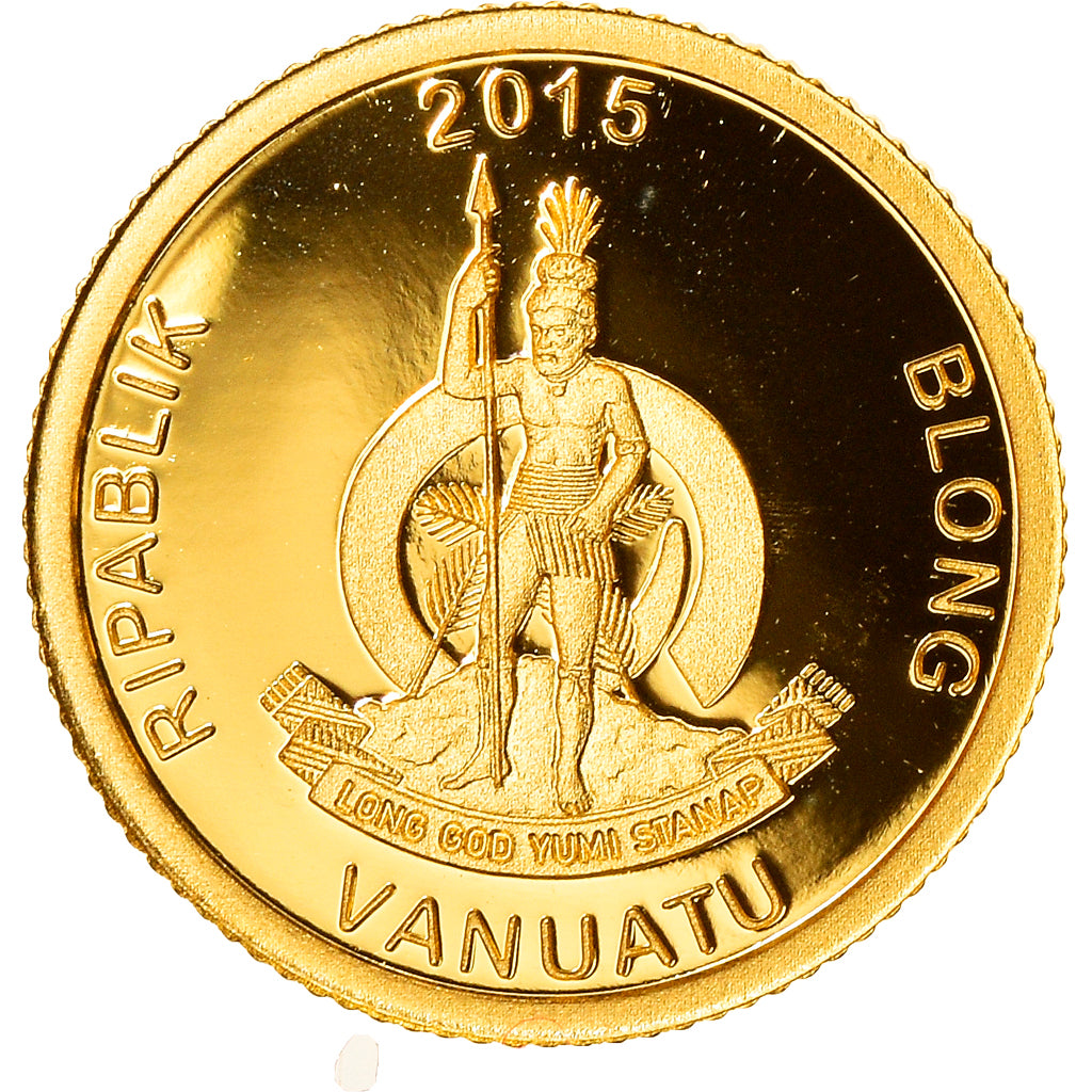Münze, Vanuatu, Louis XIV, 20 Vatu, 2015, British Royal Mint, STGL, Gold