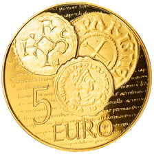 Francia, 5 Euros, 2014, Paris, FDC, Oro