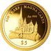 Moeda, Ilhas Cook, Elizabeth II, 800 years Magna Carta, 5 Dollars, 2015