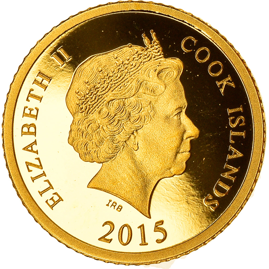 Moeda, Ilhas Cook, Elizabeth II, 800 years Magna Carta, 5 Dollars, 2015