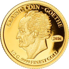 Münze, Cookinseln, Elizabeth II, classic coin - Goethe, 5 Dollars, 2016