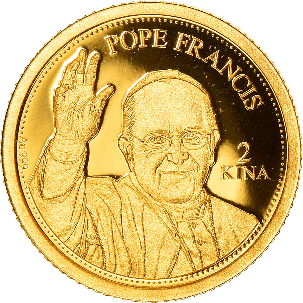 Münze, Papua New Guinea, 2 Kina, 2016, STGL, Gold