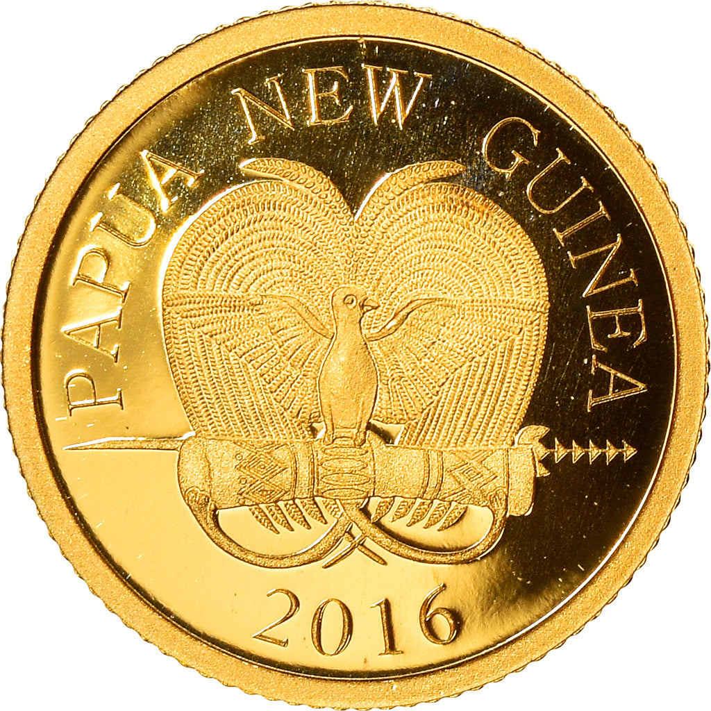 Münze, Papua New Guinea, 2 Kina, 2016, STGL, Gold