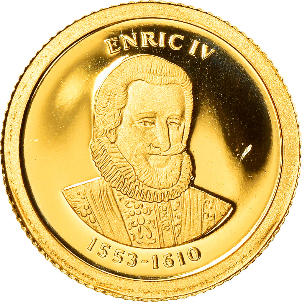 Moneda, Andorra, Henri IV, Diner, 2013, FDC, Oro