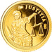 Munten, Ivoorkust, Justice, 1500 Francs CFA, Proof, FDC, Goud