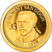 Moneta, Isole Cook, 5 Dollars, 2013, Franklin Mint, Vincent Van Gogh, FDC, Oro