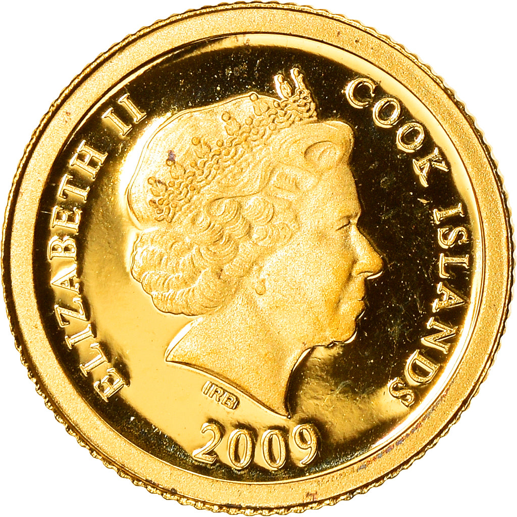 Münze, Cookinseln, Elizabeth II, Orpheus, 5 Dollars, 2009, Valcambi, STGL