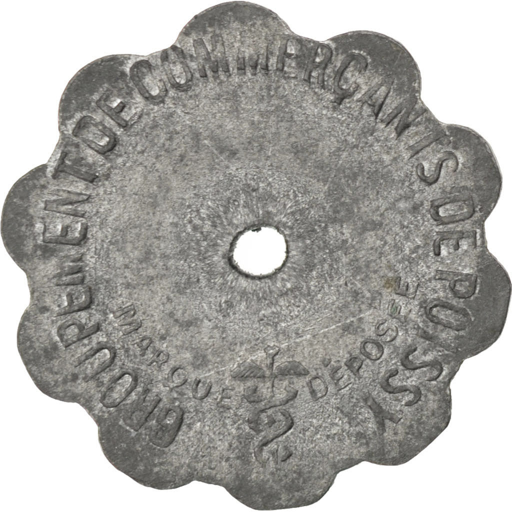 France, 2 Centimes, EF(40-45), Zinc, Elie #15.2, 1.53