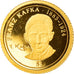 Moneta, Nauru, Franz Kafka, 5 Dollars, 2008, FDC, Oro