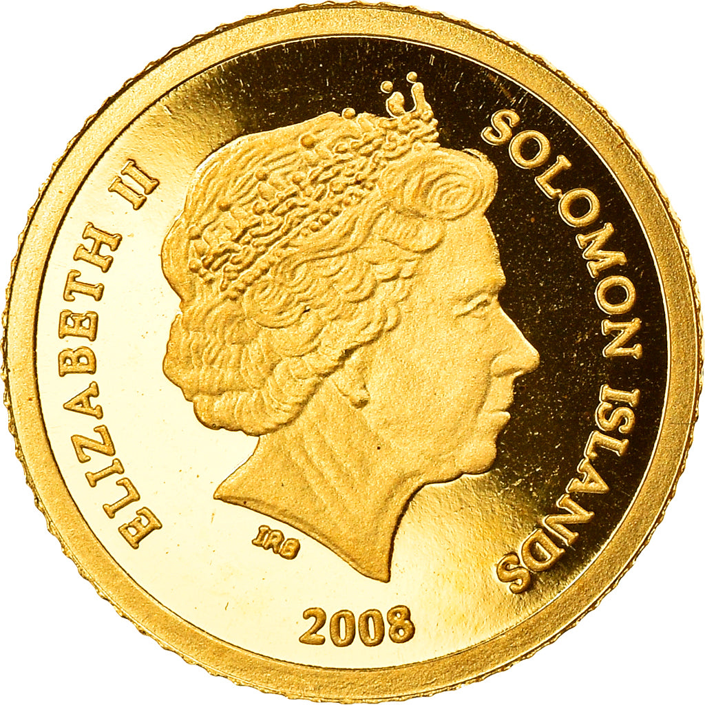 Moneda, Islas Salomón, Daedalus, 5 Dollars, 2008, FDC, Oro