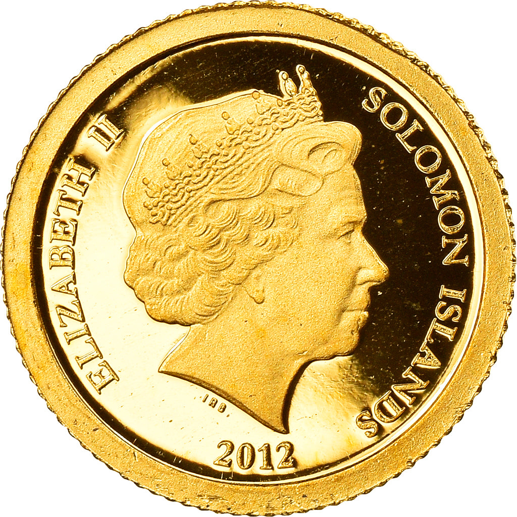 Monnaie, Îles Salomon, Elizabeth II, Maya Calendar, 5 Dollars, 2012, B.H.