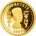 Moneta, Togo, Nofretete, 1500 Francs, 2007, FDC, Oro