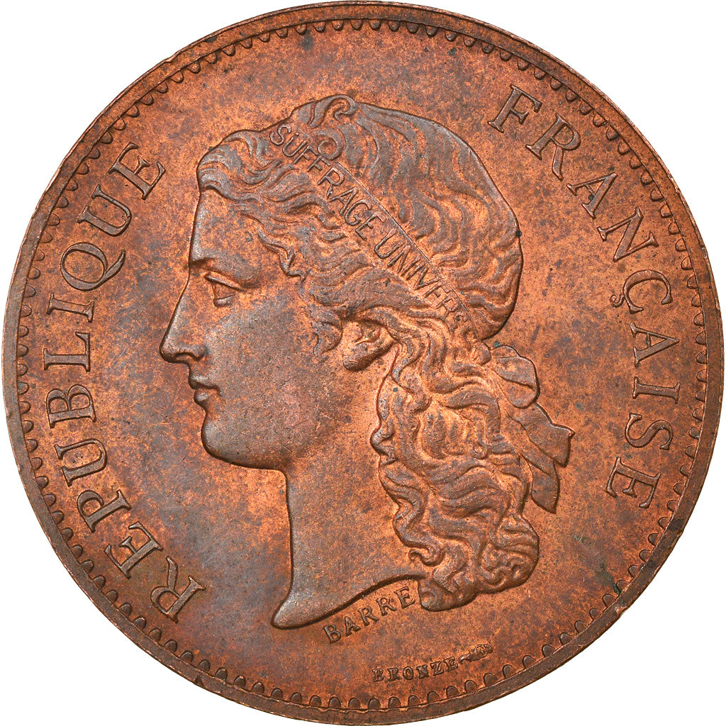 Francja, Medal, 1789 Centenary, Worldwide exhibition, Historia, 1889, Barre