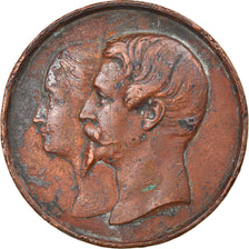 France, Médaille, Napoléon III, Exposition Universelle d'Horticulture, 1855