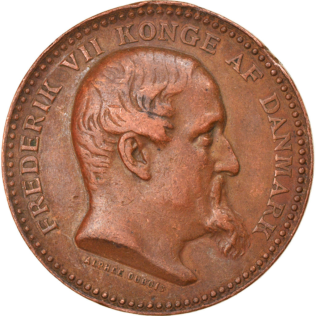 Danemark, Médaille, Frederik VII, For Deeltagelse I Kriegen, 1848-1850