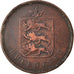 Moneta, Guernsey, 4 Doubles, 1830, Heaton, MB+, Rame, KM:2