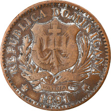 Moneda, República Dominicana, 5 Centesimos, 1891, Dominican Republic Mint
