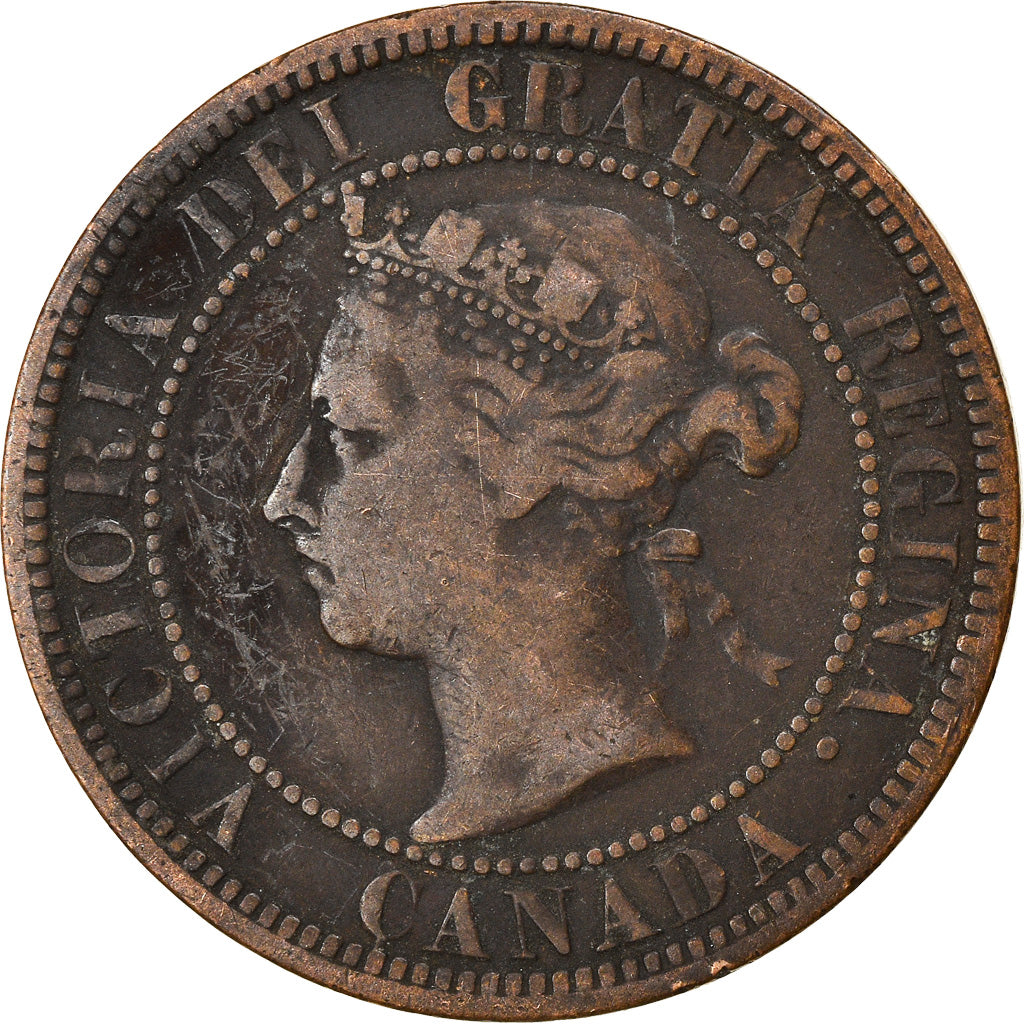 Moeda, Canadá, Victoria, Cent, 1882, Royal Canadian Mint, VF(30-35), Bronze