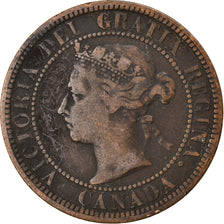 Moeda, Canadá, Victoria, Cent, 1882, Royal Canadian Mint, VF(30-35), Bronze