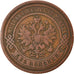 Moneta, Russia, Nicholas II, 2 Kopeks, 1890, St. Petersburg, BB, Rame, KM:10.2