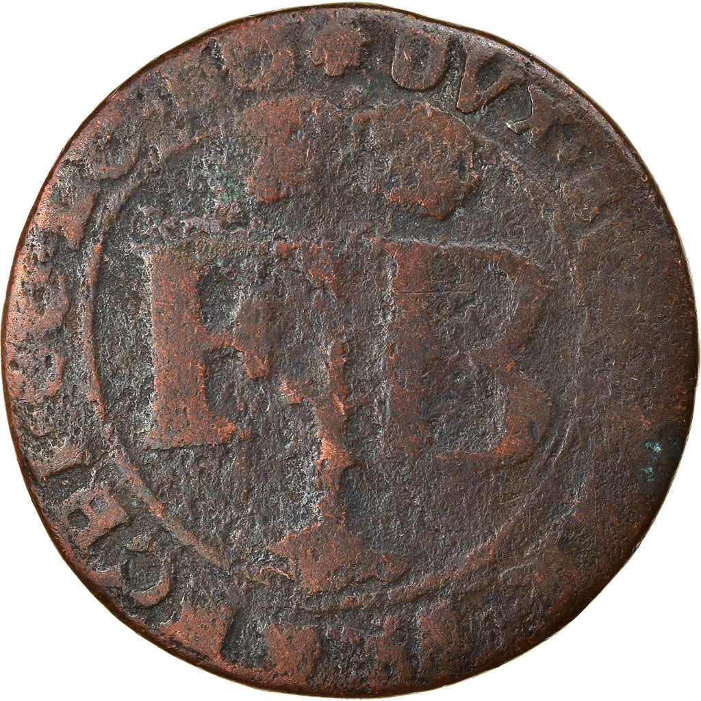 Moneta, LIEGE, Ferdinand, Liard, 1641, Liege, MB, Rame, KM:37