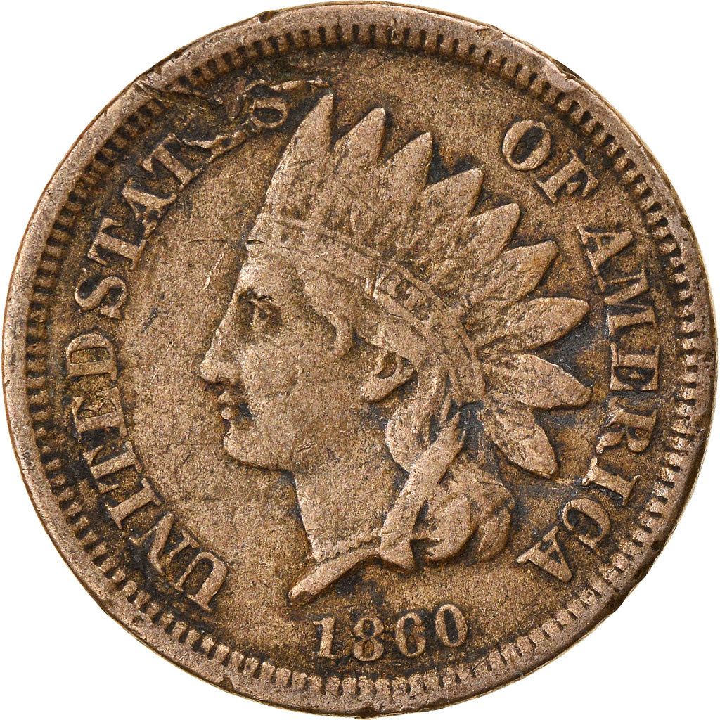 Münze, Vereinigte Staaten, Indian Head Cent, Cent, 1860, U.S. Mint