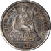 Moeda, Estados Unidos da América, Seated Liberty Half Dime, Half Dime, 1872