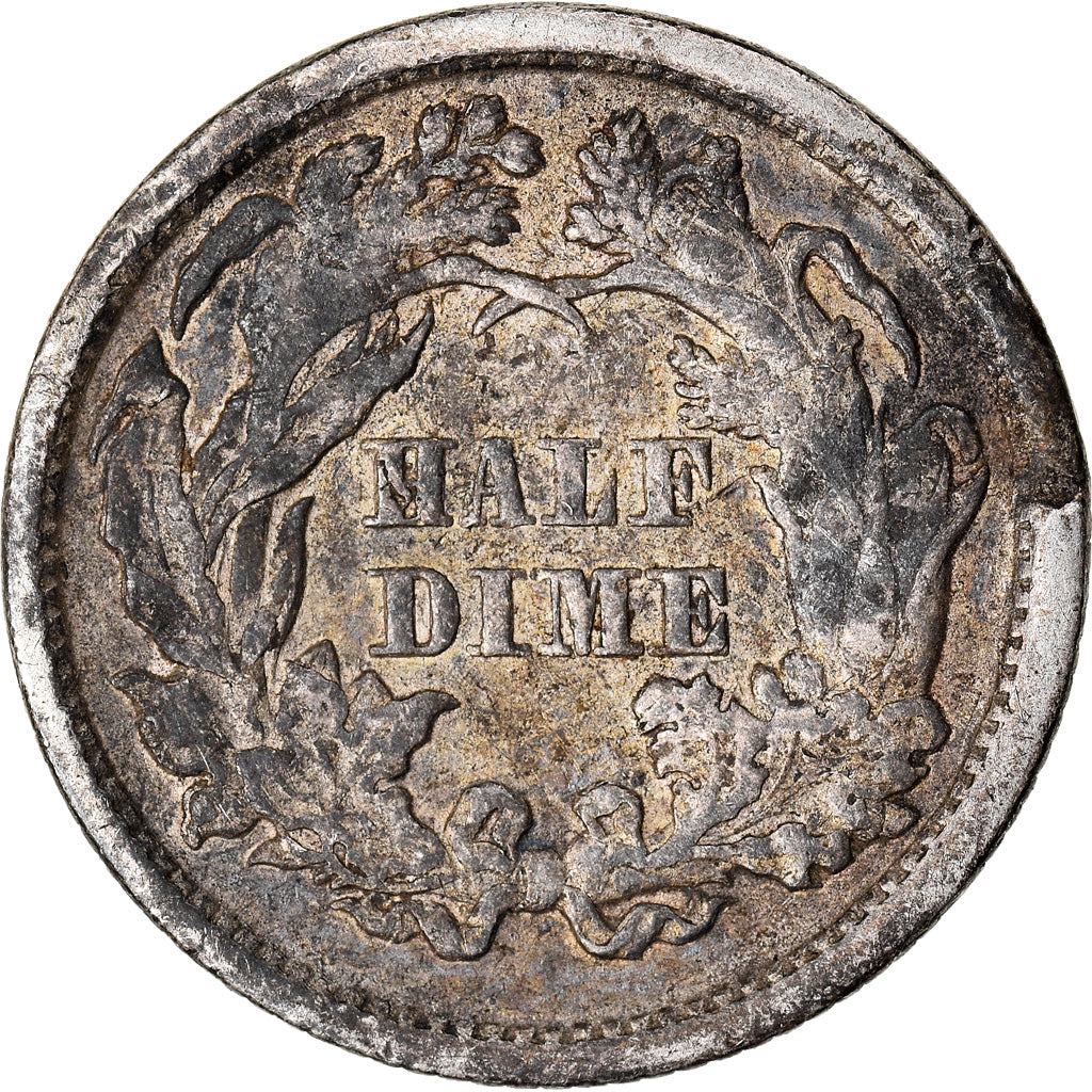 Moneta, Stati Uniti, Seated Liberty Half Dime, Half Dime, 1872, U.S. Mint