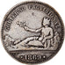 Moneta, Spagna, Provisional Government, Peseta, 1869, Madrid, BB, Argento