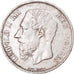 Moeda, Bélgica, Leopold II, 5 Francs, 5 Frank, 1867, VF(30-35), Prata, KM:24