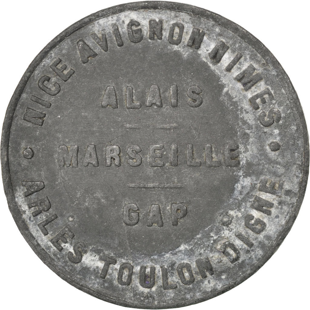 France, 10 Centimes, VF(30-35), Zinc, Elie #10.2, 4.33