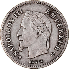 Monnaie, France, Napoleon III, Napoléon III, 20 Centimes, 1867, Strasbourg