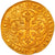 Coin, France, Philippe VI, Lion d'or, Undated (1338), AU(50-53), Gold