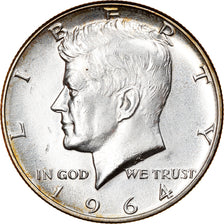 Coin, United States, Kennedy Half Dollar, Half Dollar, 1964, U.S. Mint, Denver