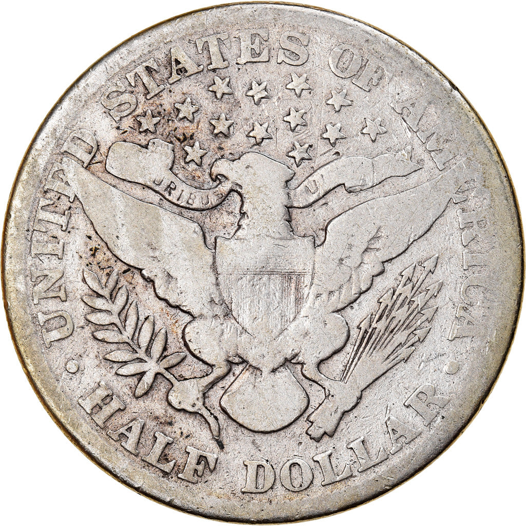 Moneda, Estados Unidos, Barber Half Dollar, Half Dollar, 1897, U.S. Mint