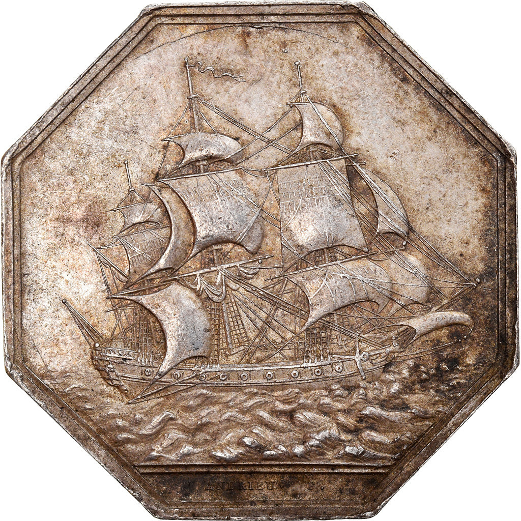 Francia, Token, Paris, Compagnie royale d'Assurances, 1817, Andrieu, SPL-
